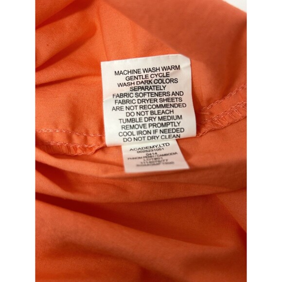 Magellan Outdoor Fish Gear Mens Vented Orange Short Sleeve Shirt Size XL - Picture 8 of 10